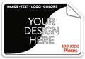 Custom Vinyl Stickers - Upload Your own Image, Text, Design, Logo - Personalized Logo Labels for Handmade, Packaging, Bottle, Jars, Candle, Brand Stickers (Black, 5x3) 5-1000