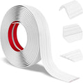 Wall Corner Protector Peel and Stick Corner Trim Molding Flexible Inside & Outside Wall Edge Guard Self Adhesive Moulding Trim for Edge Use, White, 2.3” W x 10’ L