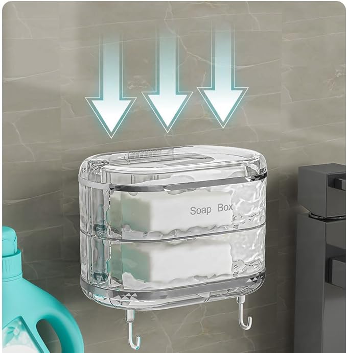 Soap Bar Holder for Shower Wall Two