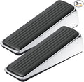 Strongest Door Stopper for Bottom of Door, Heavy Duty Door Stop Wedge Made of Premium Quality Zinc and Rubber Suits Any Heavy Door Any Smooth Floor