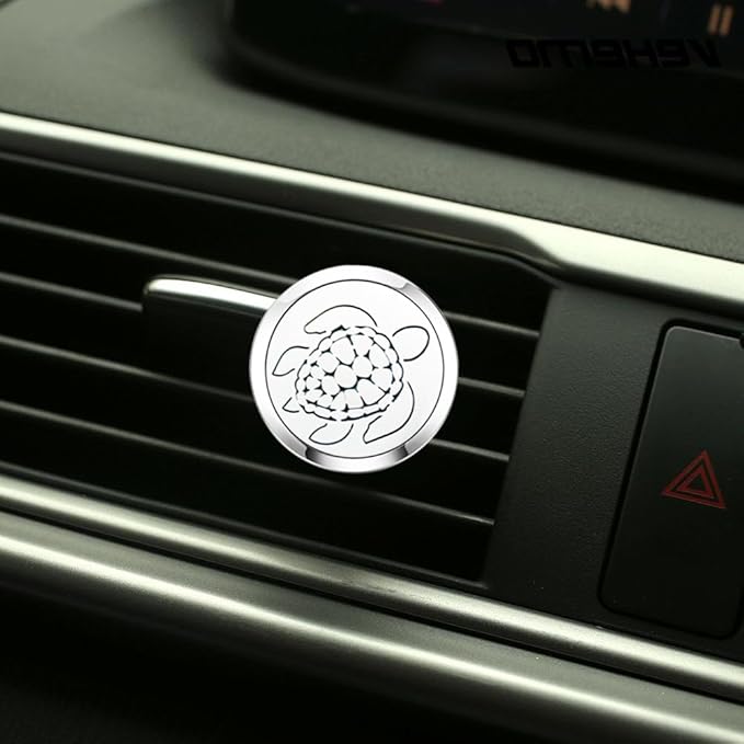 30mm Car Essential Oil Diffuser Vent Clips Car Automotive Air Fresheners Christmas Car Accessories for Women(Sea Turtle)