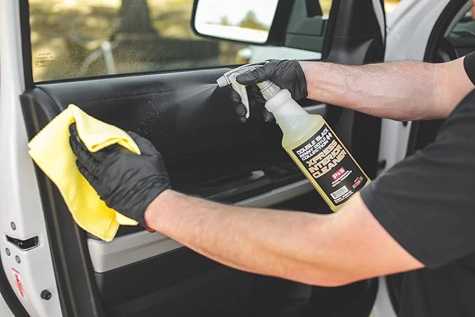 P & S Professional Detail Products Xpress Interior Cleaner – Safe for Leather, Vinyl, Plastic & More, Removes Dirt, Grease & Oil, No Residue, Fresh Scent, No Dilution Needed - 16 oz Spray