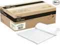 33 Gallon Trash Bags, 16 Micron High Density Pure HDPE Garbage Can Liners Bulk, 33" x 40", Natural Clear, 250 Count