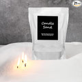 MTLEE Candle Sand 3.3 lb DIY Pearled Candle Making Kit Included 20 Pcs Wicks and Refillable Beaded Wax Sand Beaded Wax Gift with Wicks Self Extinguish for Home Wedding Party Women(White)