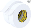 2 Pack Single-Sided Adhesive White Foam Tape 1.2inX16.4FT Single-Sided Sealing Strip Foam Pad Sponge Tape Window Weatherproof, Self-Adhesive Insulation Sealing Tape