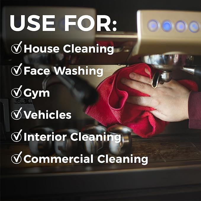 The Rag Company - All-Purpose Microfiber Terry Cleaning Towels - Commercial Grade, Highly Absorbent, Lint-Free, Streak-Free, Kitchens, Bathrooms, Offices, 300gsm, 12in x 12in, Green (12-Pack)