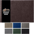GORILLA GRIP Front Door Mat, Indoor Outdoor Ultra Absorbent HydroAbsorb Doormat, Absorbs Up to 1.7 Cups of Water, Stain and Fade Resistant, Rubber Backing Doormats, Captures Dirt, 29x17 Coffee