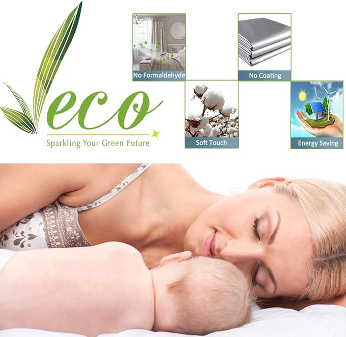 PONY DANCE Blackout Curtain Panels - Energy Saving Room Darking Drapes with Grommet Top Window Treatments for Bedroom & Living Room, 42 inch Wide by 54 Long, Sea Teal, Sold as 2 Panels