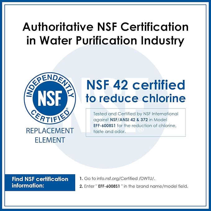 Waterdrop WD-F08 Replacement for 4396841, Everydrop® Filter 3, EDR3RXD1, 4396710, Kenmore® 46-9083, 46-9030, Refrigerator Water Filter, 2 Filters