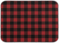 Red and Black Buffalo Plaid Dish Drying Mat 18x24 for Kitchen Merry Christmas Winter Xmas Dishes Pad Dish Drainer Rack Mats Absorbent Fast Dry Kitchen Accessories