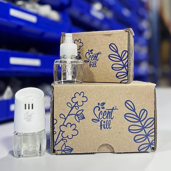 Scent Fill 100% Natural Lavender Vanilla Plug in Air Freshener, Scented Oil Refills, 3 Refills