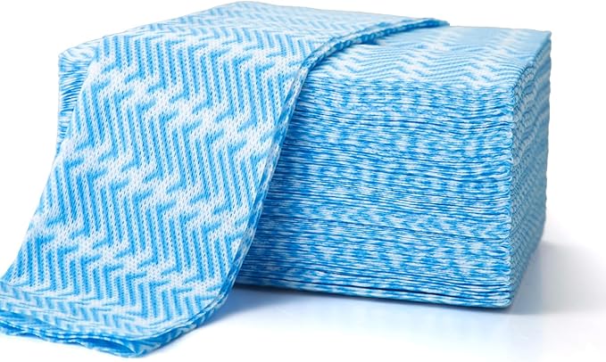 Disposable Dish Cloths,Multi use Reusable Cleaning Cloth,Machine Washable J Cloth,Heavy Duty Handy Cleaning Wipes 13.7" X 15.7" 120 Count