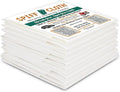 Miracle Cleaning Towels (10-Pack), Streakfree Cloths for Multi-Purpose Cleaning, Chemical Free, 16" x 16" Reusable and Washable