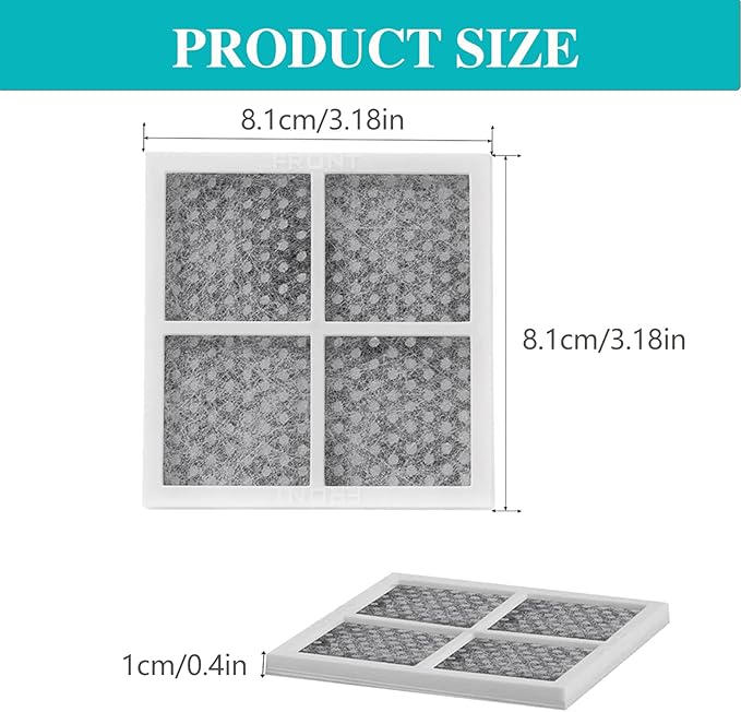 SEISSO LT120F Fresh Refrigerator Air Filter Replacement for LG, Compatible with Kenmore - Freshen up Refrigerator Air, Absorb Odors - 6 Packs