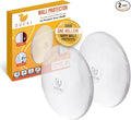 Ducki Door Stop Wall Protector | Self Adhesive Door Knob Wall Protectors from Door Knobs | Rubber Door Stoppers for Wall Damage & Noise | Durable, Shock Absorbent & Discreet | 2 Pack Clear Door Stops
