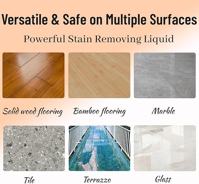 Tile Cleaner, Original Floor Cleaner Black Bottle, 0.5L Multipurpose Powerful Stain Removing Liquid, Stone and Tile Polishing Cleaner for Multi-surfaces, Kitchen, Tiles, Porcelain (1)