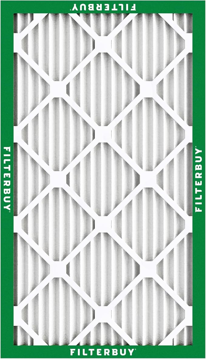 Filterbuy 14x22x1 Air Filter MERV 8 (MPR 700) Dust Defense Replacement (6-Pack), Electrostatic Pleated HVAC AC Furnace Filters, Made in USA (Actual Size: 13.50 x 21.50 x 0.75)