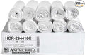 Aluf Plastics High Density Trash Bags, 26 Gallon, 250 Count, 16 Micron (eq), 29" x 44", Clear, for Bathroom, Office, Industrial, Commercial, Janitorial, Municipal, Recycling