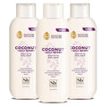 Soapbox Body Wash, Coconut + Goji Berry Body Wash for Women, Men, Vegan + Antioxidant Rich Moisturizing Soap with Shea Butter, Peptides & Keratin Promoting B3, 3 Pack, 20oz Each