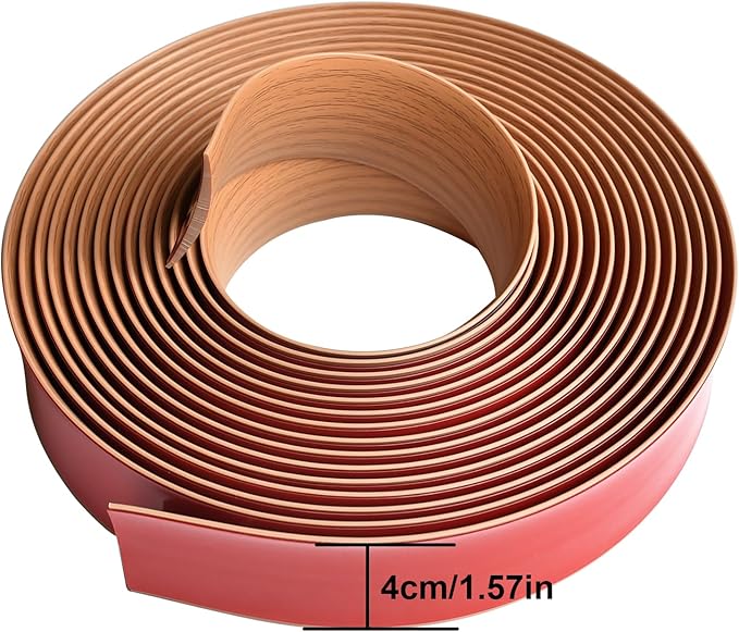 Floor/Door Flat Transition Strip & Self Adhesive Vinyl Edge Trim - Laminate Gap Covering Joining Strip