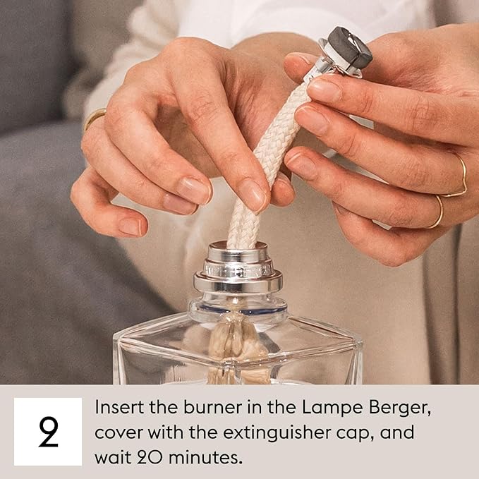 Maison Berger - Enchanting Sandalwood - Lampe Berger Fragrance Refill for Home Fragrance Oil Diffuser - Air Freshener - 33.8 Fluid Ounces - 1 Liter