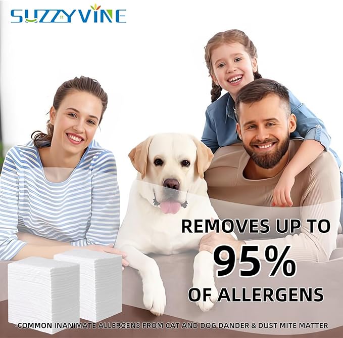 SUZZYVINE Dry Sweeping Cloths Mop Refills Disposable Floor Cleaning Wipes Compatible with Swiffer Sweeper, Unscented, 7.87"x11.81", Total 160 Count