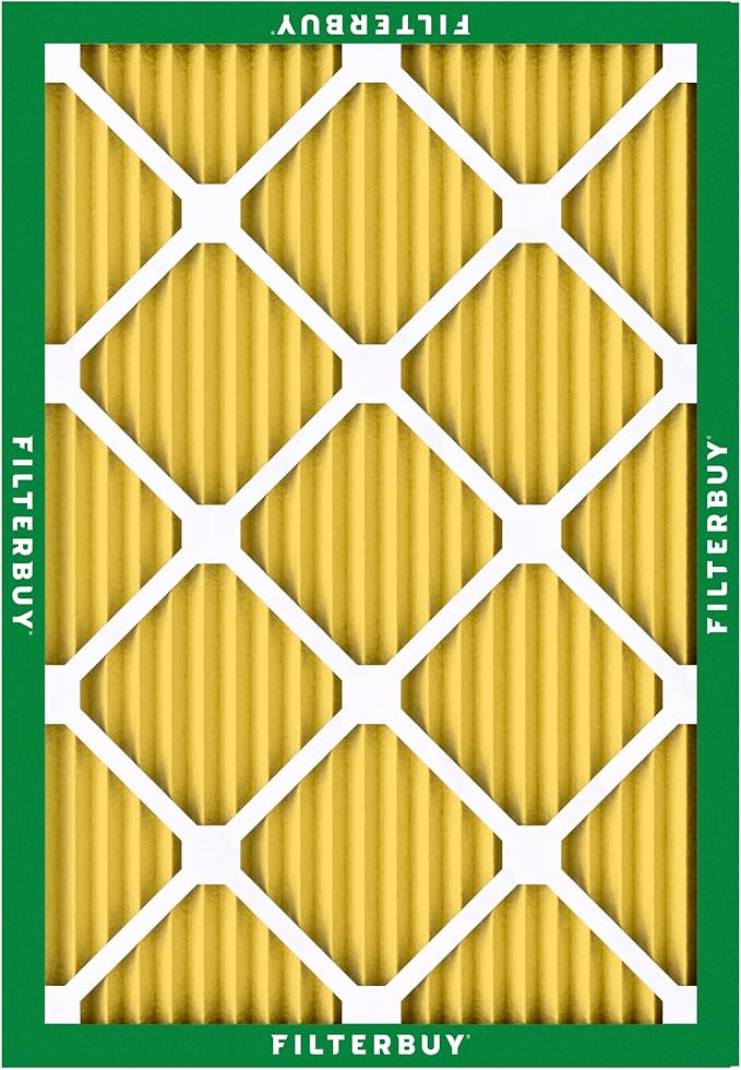 Filterbuy 18x24x1 Air Filter MERV 11 (MPR 1200) Allergen Defense Replacement (4-Pack), Electrostatic Pleated HVAC AC Furnace Filters, Made in USA (Actual Size: 17.38 x 23.38 x 0.75)