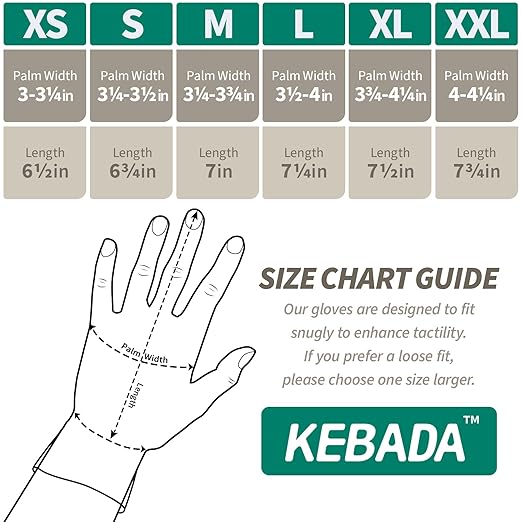 Kebada W1 Work Gloves for Men and Women, Touchscreen PU Coated Gloves with Grip, 50 Pairs Bulk Pack, Ideal for Warehouse Package Handling, Construction, Gardening, Gray X-Small