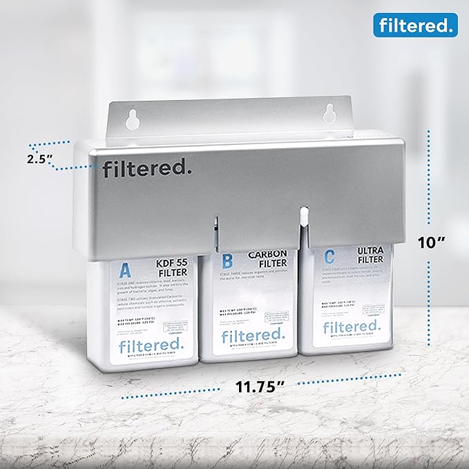 Inline Water Filter for Refrigerators & Ice Makers – Universal Refrigerator Water Filter Kit, 5-Min Easy Install, High-Capacity Filtration for Clean Water & Ice