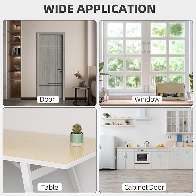 2Pcs×196" Wedge Weather Stripping Door Seal Strip for Door Frame & Window,Self Adhesive Window Insulation Draft Stopper Seal for Winter,Gray Foam Door Gap Filler for Soundproofing Light Blocker,Black