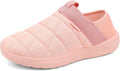 KUBUA Slippers for Men and Womens Indoor House Shoes Plush Slip on Outdoor Garden Loafers