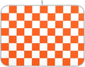 Burnt Orange Chessboard Dish Drying Mat for Kitchen Countertop 18x24 Plaid Checkered Rectangle Large Drying Mat Reusable Quick Dry Dish Sink Absorbent Mats Easy Clean Decorative Home Essentials