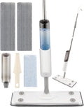 Spray Mop for Floor Cleaning Refillable Bottle with 2 Washable Reusable Microfiber Pads,Mop for Wooden,Bamboo, and Cement Floors Suitable for Both Household(with Rags)