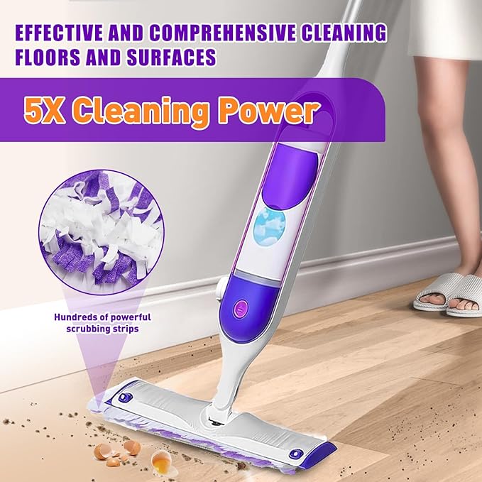 20 Pack Disposable Power Mop Pad Refills for Swiffer Power Mop, Compatible with Swiffer Power Mop, Thickened Multi-Surface Replacements for Swiffer Wet Pads Refill on All Finished Floors.