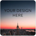 100 Custom Vinyl Stickers - Upload Your own Image, Text, Design, Logo - Personalized Logo Labels for Handmade, Packaging, Bottle, Jars, Candle, Brand Stickers (City, 5x5 Square)