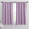 RYB HOME Blackout Curtains for Bedroom Thermal Insulated Window Drapes for Living Room, 2 Panels Set, W 42 x L 54 inch, Lilac