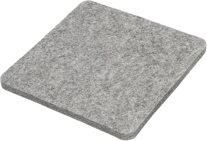 PATIKIL Wool Pressing Mat, 8" x 8" Wool Ironing Pad Blanket 0.5" Thickened Heat Resistant Quilting Ironing Pad for Quilters Sewing Craft, Grey