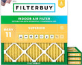 Filterbuy 30x30x1 Air Filter MERV 11 (MPR 1200) Allergen Defense Replacement (4-Pack), Electrostatic Pleated HVAC AC Furnace Filters, Made in USA (Actual Size: 29.50 x 29.50 x 0.75)