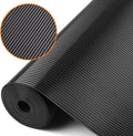 Shelf Liners for Kitchen Cabinets Non Adhesive Drawer Liner EVA Material Cupboard Mat Refrigerator Mats Washable Fridge Liner for Cabinet, Storage and Desks 17.3 x 236.2 Inches Black