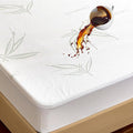 King Mattress Protector Waterproof Mattress Pad Washable Bamboo Rayon Mattress Cover Breathable Noiseless Bed Protector 5" - 21'' Elastic Fitted Deep Pocket