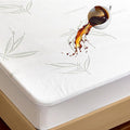 Twin Mattress Protector Waterproof Mattress Pad Washable Bamboo Rayon Mattress Cover Breathable Noiseless Bed Protector 5" - 21'' Elastic Fitted Deep Pocket