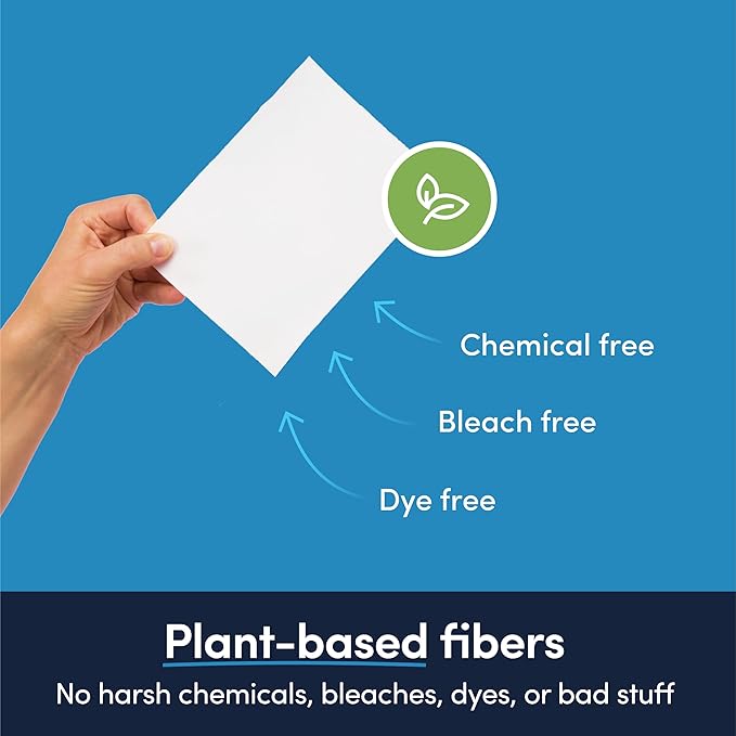Good Laundry - Lavender Breeze Scented Organic Laundry Dryer Sheets - Natural Non toxic dryer sheets infused with Essential Oils - No Harsh Chemicals, Biodegradable, Hypoallergenic - USA Based