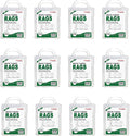 Premium White T-Shirt Cleaning Rags (2 lbs. Bag - Pack of 12) – White Cotton Rags for Cleaning, Staining, Painting, Oil, Grease & Dust Removal – Shop Rags Bulk for Multipurpose use