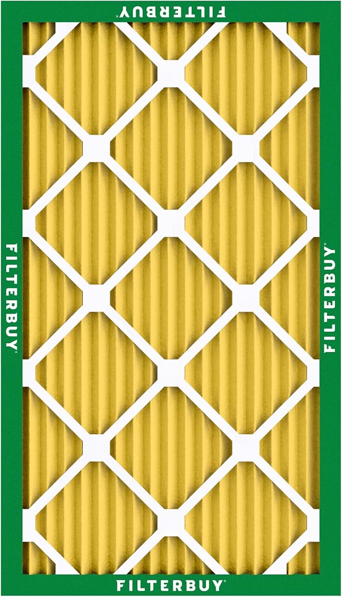 Filterbuy 12x24x1 Air Filter MERV 11 (MPR 1200) Allergen Defense Replacement (4-Pack), Electrostatic Pleated HVAC AC Furnace Filters, Made in USA (Actual Size: 11.50 x 23.50 x 0.75)