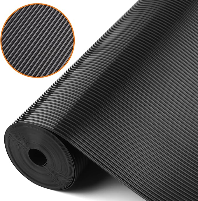 Shelf Liners for Kitchen Cabinets Non Adhesive Drawer Liner EVA Material Cupboard Mat Refrigerator Mats Washable Fridge Liner for Cabinet, Storage and Desks 17.3 x 385.8 Inches