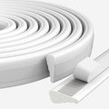 3 Pack*16.4 Ft Weather Stripping Seal Strip for Doors,Soundproofing Window Insulation Draft Stopper for Winter, Selfadhesive Foam Weather Strip for Door Frame,Door Gap Filler Noise Blocker(White)