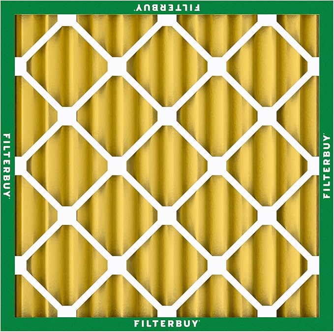Filterbuy 16x16x2 Air Filter MERV 11 (MPR 1200) Allergen Defense Replacement (4-Pack), Electrostatic Pleated HVAC AC Furnace Filters, Made in USA (Actual Size: 15.50 x 15.50 x 1.75)