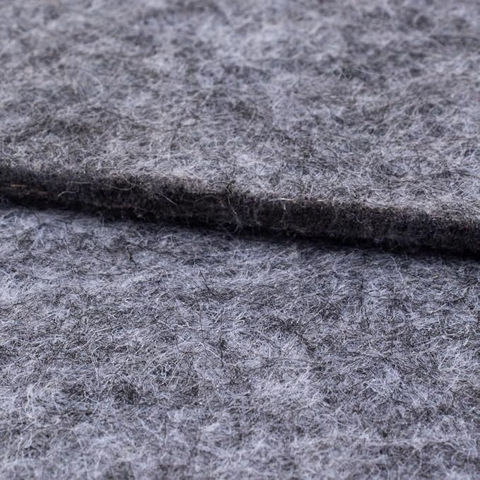 Extra Large Area Rug Cushioned Carpet Pad, 3x5 Ft, Thick Felt Pad for All Floors, Keeps Rug in Place Soft