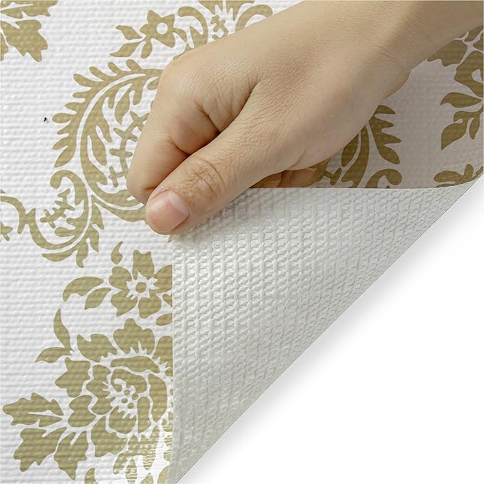 Shelf Liner Non Adhesive, 12 Inch x 50 Feet Cabinet Liners for Pantry Drawer Vanity, Drawer Liners Strong Grip Non Slip Waterproof, Shelf Liners for Kitchen Cabinets