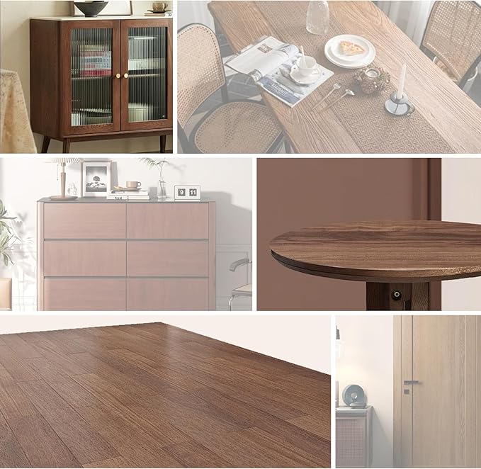 Wood Repair Kit, Wood Scratch Repair, 13Pcs Wood Filler Scratch Repair Kit for Wooden Furniture, Table, Door, Cabinet, Floor Discoloration Stain Paint, Brown